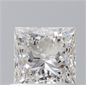 Diamante Natural 0.70 quilates, Princesa , Color G, claridad VVS2 y certificado GIA