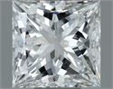 Natural Diamond 0.70 Carats, Princess with  Cut, G Color, VS1 Clarity and Certified by GIA