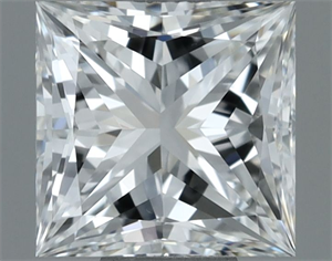 Picture of Natural Diamond 0.70 Carats, Princess with  Cut, G Color, VS1 Clarity and Certified by GIA