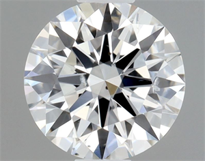 Picture of Natural Diamond 0.40 Carats, Round with Excellent Cut, E Color, SI2 Clarity and Certified by GIA