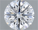 Lab Grown Diamond 2.30 Carats, Round with Ideal Cut, D Color, VVS1 Clarity and Certified by IGI