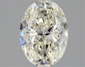 Picture of Natural Diamond 1.90 Carats, Oval with  Cut, J Color, SI2 Clarity and Certified by GIA