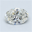 Diamante Natural 1.01 quilates, Ovalado , Color I, claridad SI2 y certificado GIA