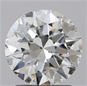 Diamante Natural 2.01 quilates, Redondo , Color H, claridad SI1 y certificado IGI