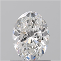 Natural Diamond 0.90 Carats, Oval with  Cut, E Color, VVS1 Clarity and Certified by GIA