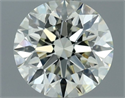 Diamante Natural 0.70 quilates, Redondo , Color K, claridad VVS2 y certificado IGI