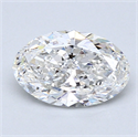 1.20 Carats, Oval Diamond with  Cut, E Color, VS2 Clarity and Certified by GIA
