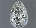 Diamante Natural 0.50 quilates, De pera , Color J, claridad SI1 y certificado GIA