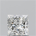 Natural Diamond 1.01 Carats, Princess with  Cut, H Color, VS1 Clarity and Certified by GIA