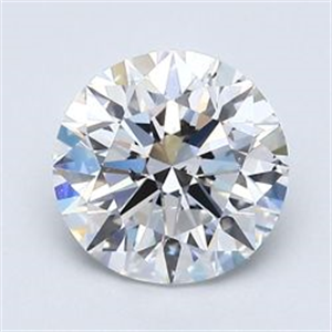 Foto Diamante Natural 1.30 quilates, Redondo , Color E, claridad SI1 y certificado GIA de