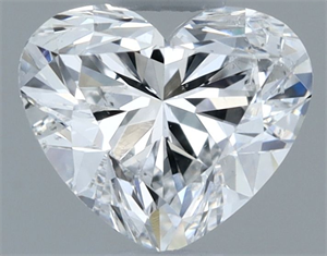 Picture of Natural Diamond 0.50 Carats, Heart with  Cut, E Color, SI2 Clarity and Certified by GIA