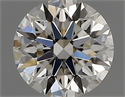 Diamante Natural 0.41 quilates, Redondo , Color J, claridad IF y certificado GIA