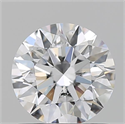 Natural Diamond 1.02 Carats, Round with Excellent Cut, D Color, I1 Clarity and Certified by GIA