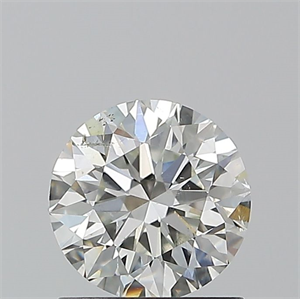Picture of Natural Diamond 1.01 Carats, Round with Excellent Cut, I Color, SI2 Clarity and Certified by GIA