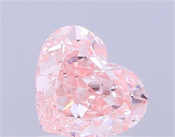 Picture of Lab Grown Diamond 1.77 Carats, Heart with  Cut, Fancy Intense Pink Color, VS1 Clarity and Certified by IGI