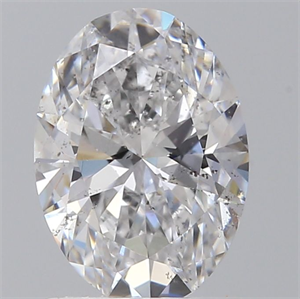 Picture of Natural Diamond 1.07 Carats, Oval with  Cut, D Color, SI2 Clarity and Certified by GIA