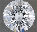 Natural Diamond 2.50 Carats, Round with Excellent Cut, F Color, VS1 Clarity and Certified by GIA