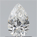 Natural Diamond 0.60 Carats, Pear with  Cut, F Color, VS1 Clarity and Certified by GIA