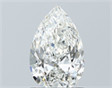 Natural Diamond 0.90 Carats, Pear with  Cut, H Color, VVS2 Clarity and Certified by GIA