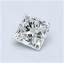 Diamante Natural 0.70 quilates, Princesa , Color J, claridad SI1 y certificado GIA