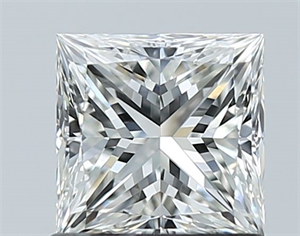 Picture of Natural Diamond 1.01 Carats, Princess with  Cut, H Color, VVS1 Clarity and Certified by GIA