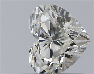 Picture of Natural Diamond 0.40 Carats, Heart with  Cut, K Color, VVS1 Clarity and Certified by GIA
