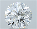 Diamante Natural 1.50 quilates, Redondo , Color F, claridad SI1 y certificado GIA