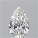 Natural Diamond 0.71 Carats, Pear with  Cut, H Color, VVS1 Clarity and Certified by GIA