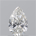 Diamante Natural 0.71 quilates, De pera , Color H, claridad VVS1 y certificado GIA