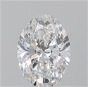 Natural Diamond 1.01 Carats, Oval with  Cut, F Color, VS2 Clarity and Certified by GIA