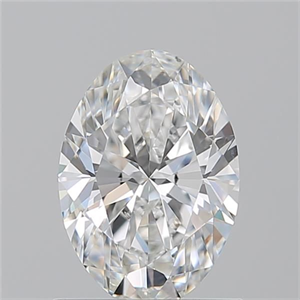 Picture of Natural Diamond 1.01 Carats, Oval with  Cut, F Color, VS2 Clarity and Certified by GIA