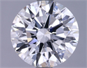 Lab Grown Diamond 2.11 Carats, Round with Excellent Cut, E Color, VS2 Clarity and Certified by GIA