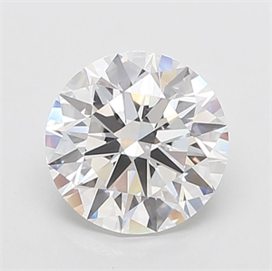 Picture of Lab Grown Diamond 4.23 Carats, Round with Ideal Cut, D Color, VVS1 Clarity and Certified by IGI
