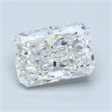 2.03 Carats, Radiant Diamond with  Cut, F Color, SI2 Clarity and Certified by GIA