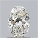 Diamante Natural 0.60 quilates, Ovalado , Color H, claridad VS1 y certificado GIA