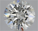 Diamante Natural 1.80 quilates, Redondo , Color I, claridad IF y certificado GIA