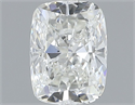 Natural Diamond 0.53 Carats, Cushion with  Cut, I Color, VS1 Clarity and Certified by GIA