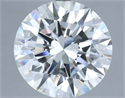 Natural Diamond 10.33 Carats, Round with Excellent Cut, I Color, VVS2 Clarity and Certified by HRD
