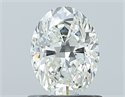 Diamante Natural 0.90 quilates, Ovalado , Color I, claridad VVS1 y certificado GIA