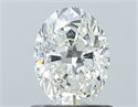 Diamante Natural 0.90 quilates, Ovalado , Color I, claridad VVS1 y certificado GIA