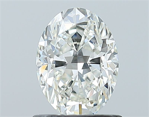 Foto Diamante Natural 0.90 quilates, Ovalado , Color I, claridad VVS1 y certificado GIA de