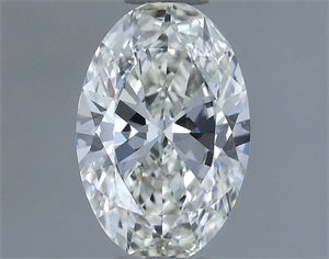 Picture of Natural Diamond 0.61 Carats, Oval with  Cut, I Color, VVS1 Clarity and Certified by IGI