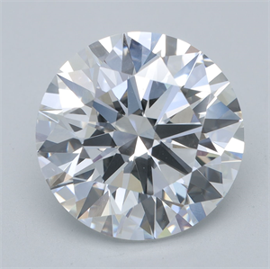 Picture of Lab Grown Diamond 5.86 Carats, Round with Ideal Cut, E Color, VS1 Clarity and Certified by IGI