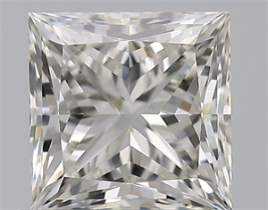 Foto Diamante Natural 0.96 quilates, Princesa , Color I, claridad VS1 y certificado GIA de
