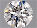Natural Diamond 0.80 Carats, Round with Excellent Cut, H Color, VVS2 Clarity and Certified by GIA
