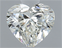 Natural Diamond 0.50 Carats, Heart with  Cut, K Color, VS2 Clarity and Certified by GIA