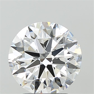 Picture of Lab Grown Diamond 3.02 Carats, Round with Ideal Cut, E Color, VVS2 Clarity and Certified by IGI