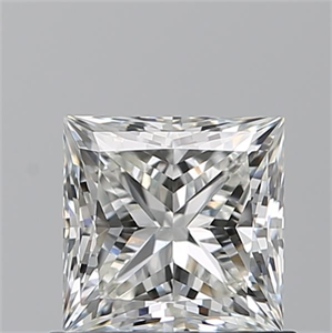 Picture of Natural Diamond 0.90 Carats, Princess with  Cut, H Color, VS2 Clarity and Certified by GIA