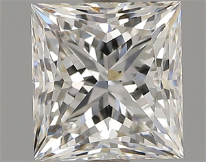 Picture of Natural Diamond 0.90 Carats, Princess with  Cut, H Color, VS2 Clarity and Certified by GIA