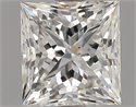 Natural Diamond 0.90 Carats, Princess with  Cut, H Color, VS2 Clarity and Certified by GIA